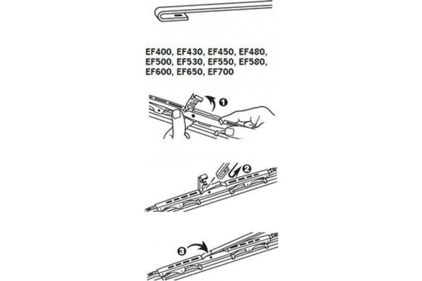 Trico Μάκτρο Καθαριστήρα - EF700