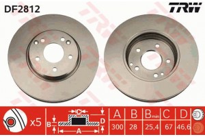 Trw Δισκόπλακα - DF2812