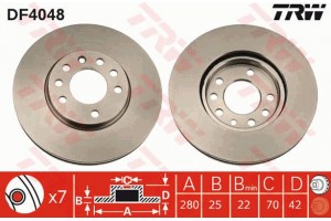 Trw Δισκόπλακα - DF4048