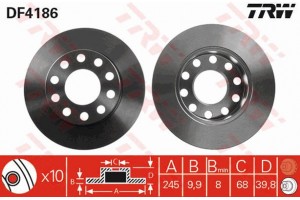 Trw Δισκόπλακα - DF4186
