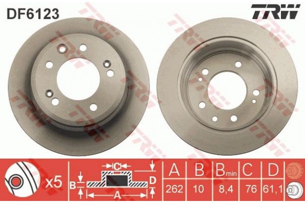 Trw Δισκόπλακα - DF6123