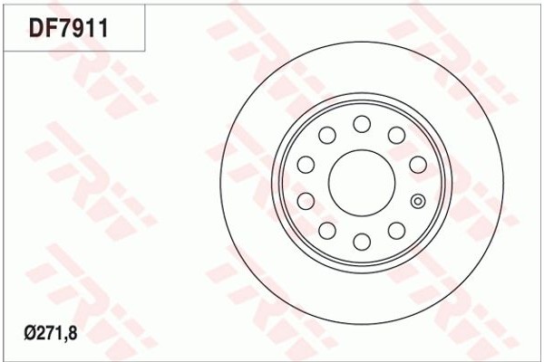 Trw Δισκόπλακα - DF7911