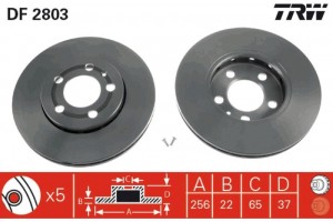 Trw Δισκόπλακα - DF2803