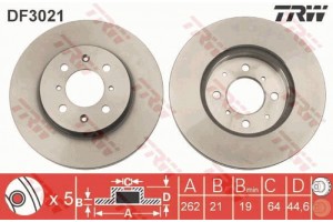 Trw Δισκόπλακα - DF3021