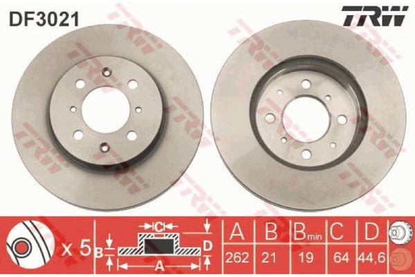 Trw Δισκόπλακα - DF3021 Trw Δισκόπλακα - DF3021