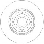 Trw Δισκόπλακα - DF4274S Trw Δισκόπλακα - DF4274S