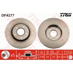 Trw Δισκόπλακα - DF4277 Trw Δισκόπλακα - DF4277