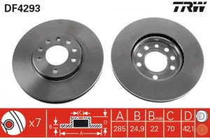 Trw Δισκόπλακα - DF4293