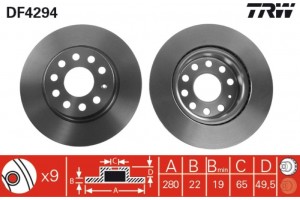 Trw Δισκόπλακα - DF4294