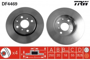 Trw Δισκόπλακα - DF4469