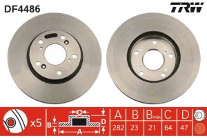 Trw Δισκόπλακα - DF4486