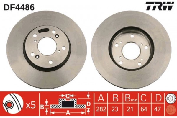 Trw Δισκόπλακα - DF4486