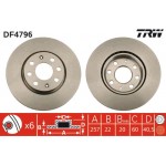 Trw Δισκόπλακα - DF4796 Trw Δισκόπλακα - DF4796