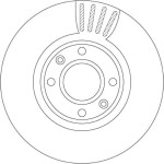 Trw Δισκόπλακα - DF4813S