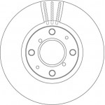 Trw Δισκόπλακα - DF4824 Trw Δισκόπλακα - DF4824