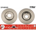 Trw Δισκόπλακα - DF4850S Trw Δισκόπλακα - DF4850S