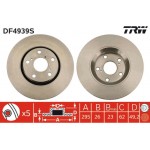 Trw Δισκόπλακα - DF4939S Trw Δισκόπλακα - DF4939S