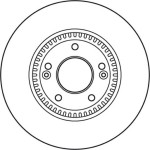 Trw Δισκόπλακα - DF6108S