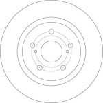 Trw Δισκόπλακα - DF6324