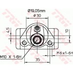 Trw Κυλινδράκι Τροχού - BWD110