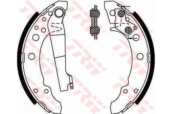 Trw Σετ Σιαγόνων Φρένων - GS8166