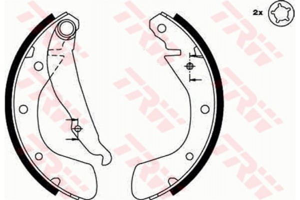 Trw Σετ Σιαγόνων Φρένων - GS8542