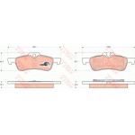 Trw Σετ τακάκια, Δισκόφρενα - GDB1561