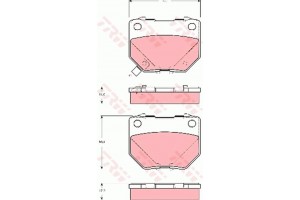 Trw Σετ τακάκια, Δισκόφρενα - GDB3308