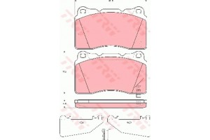 Trw Σετ τακάκια, Δισκόφρενα - GDB3349