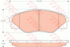 Trw Σετ τακάκια, Δισκόφρενα - GDB3532
