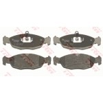 Trw Σετ τακάκια, Δισκόφρενα - GDB1040 Trw Σετ τακάκια, Δισκόφρενα - GDB1040