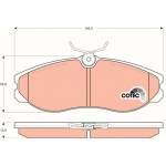 Trw Σετ τακάκια, Δισκόφρενα - GDB1113