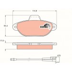 Trw Σετ τακάκια, Δισκόφρενα - GDB1115 Trw Σετ τακάκια, Δισκόφρενα - GDB1115