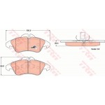 Trw Σετ τακάκια, Δισκόφρενα - GDB1220