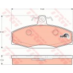 Trw Σετ τακάκια, Δισκόφρενα - GDB1280