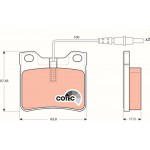 Trw Σετ τακάκια, Δισκόφρενα - GDB1289 Trw Σετ τακάκια, Δισκόφρενα - GDB1289