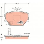 Trw Σετ τακάκια, Δισκόφρενα - GDB1365