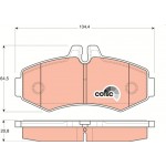 Trw Σετ τακάκια, Δισκόφρενα - GDB1373