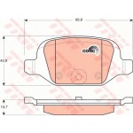 Trw Σετ τακάκια, Δισκόφρενα - GDB1384