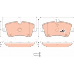 Trw Σετ τακάκια, Δισκόφρενα - GDB1413