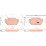 Trw Σετ τακάκια, Δισκόφρενα - GDB1419