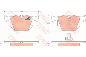 Trw Σετ τακάκια, Δισκόφρενα - GDB1530