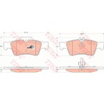 Trw Σετ τακάκια, Δισκόφρενα - GDB1546