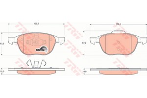 Trw Σετ τακάκια, Δισκόφρενα - GDB1583