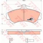 Trw Σετ τακάκια, Δισκόφρενα - GDB1584