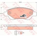 Trw Σετ τακάκια, Δισκόφρενα - GDB1633 Trw Σετ τακάκια, Δισκόφρενα - GDB1633