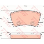 Trw Σετ τακάκια, Δισκόφρενα - GDB1685 Trw Σετ τακάκια, Δισκόφρενα - GDB1685