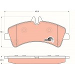 Trw Σετ τακάκια, Δισκόφρενα - GDB1699 Trw Σετ τακάκια, Δισκόφρενα - GDB1699