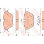 Trw Σετ τακάκια, Δισκόφρενα - GDB1810 Trw Σετ τακάκια, Δισκόφρενα - GDB1810
