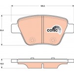 Trw Σετ τακάκια, Δισκόφρενα - GDB1841 Trw Σετ τακάκια, Δισκόφρενα - GDB1841